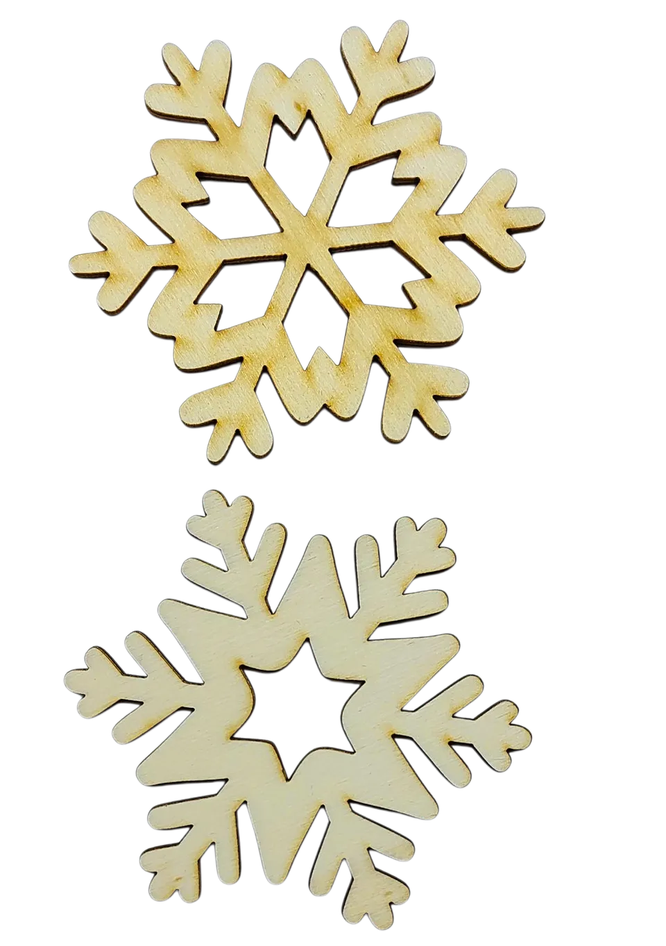 Il Filo di Arianna SFL272 sagome legno fiocchi neve 10 cm 2 pezzi