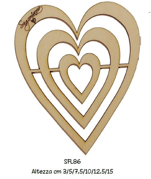 Il Filo di Arianna Formallegra Cuore Country SFL86 legno