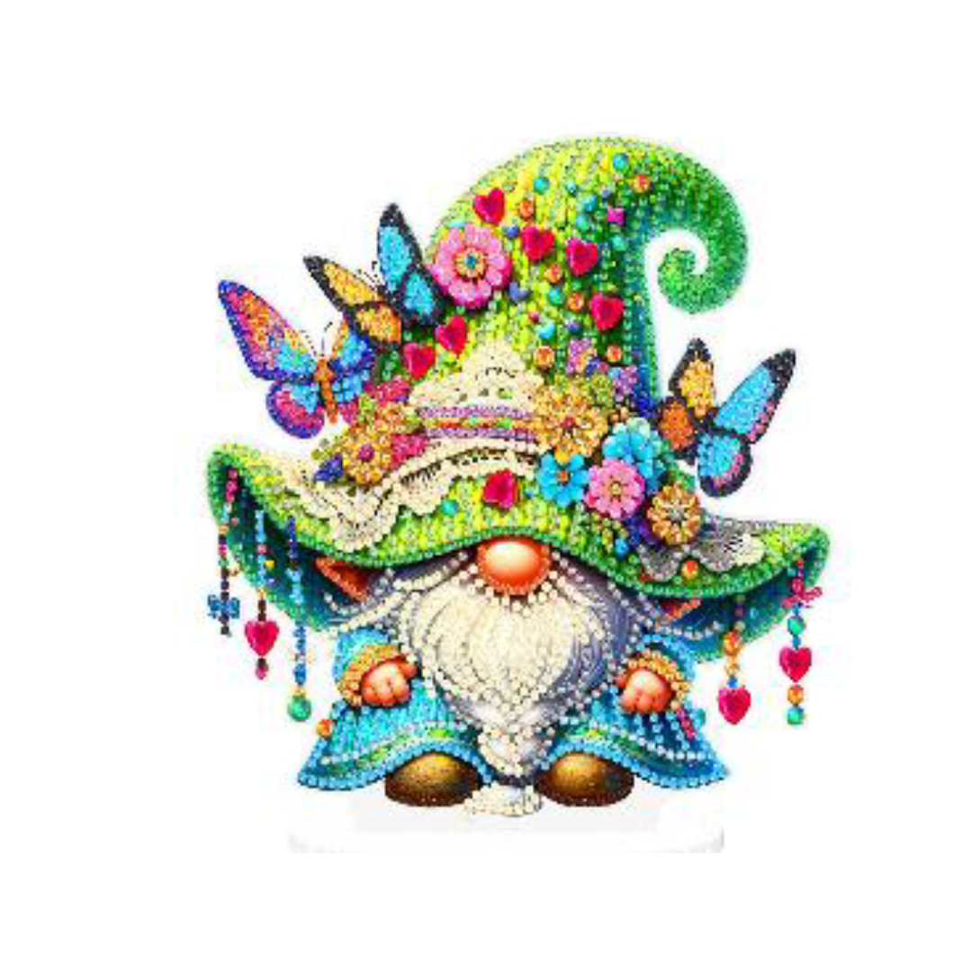 Il Filo di Arianna Soprammobile Diamond Painting plexiglass farfalla