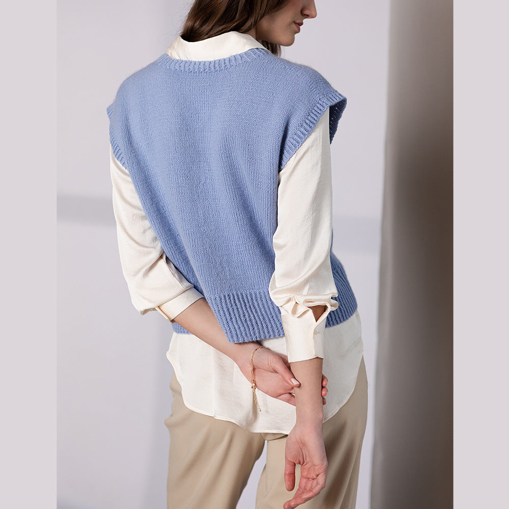 Pascuali Lotta Vest schema gilet scollo V