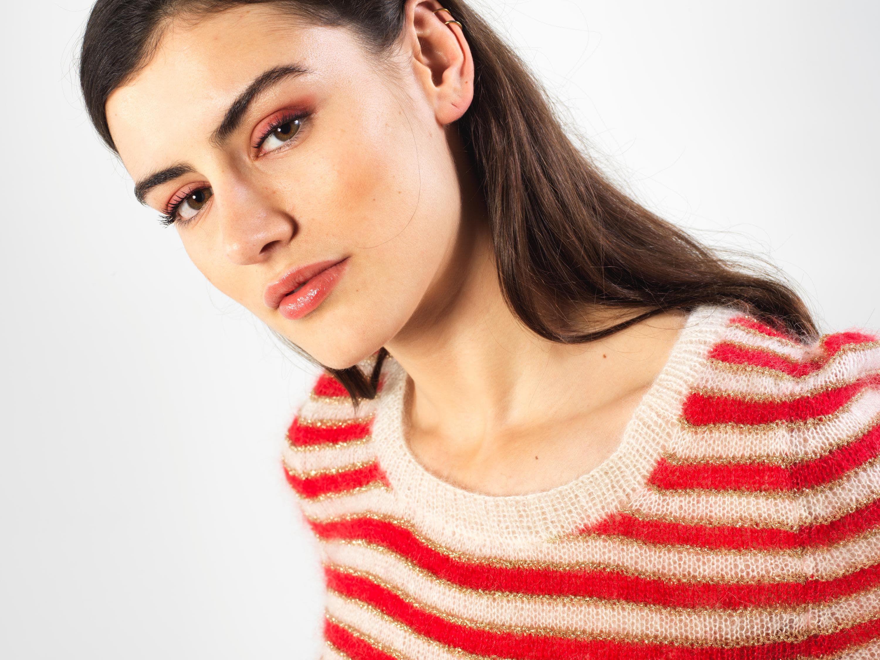 Annyblatt Sofia kit maglia mohair Naturale taglia S