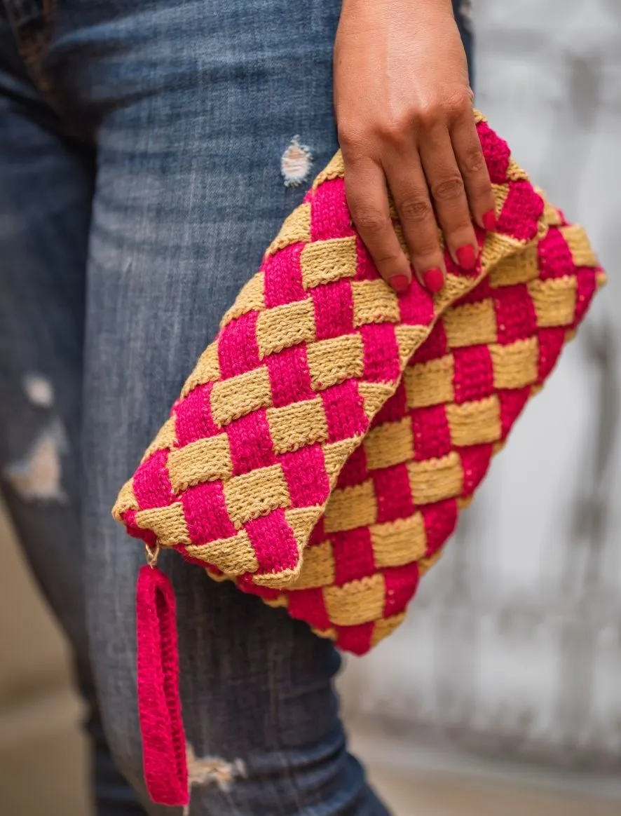 Rosarios4 Clutch Real schema borsa clutch