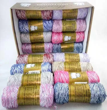 Morillas Zepelines Fantasia N.5 filato lamé scuri 16 gomitoli cotone
