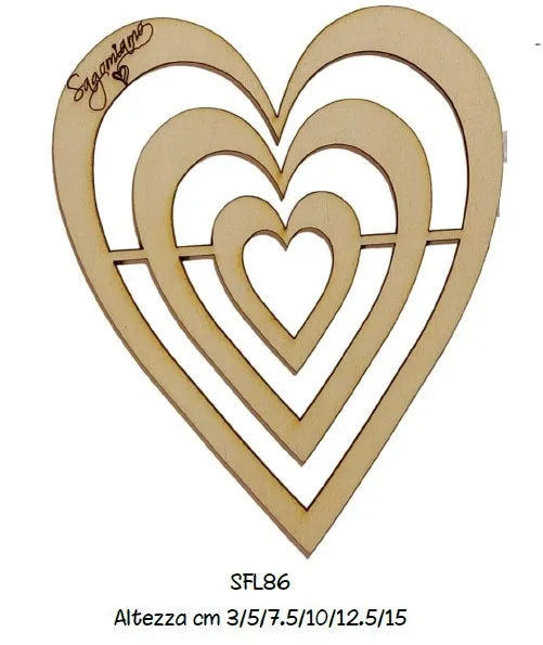 Il Filo di Arianna Formallegra Cuore Country SFL86 legno