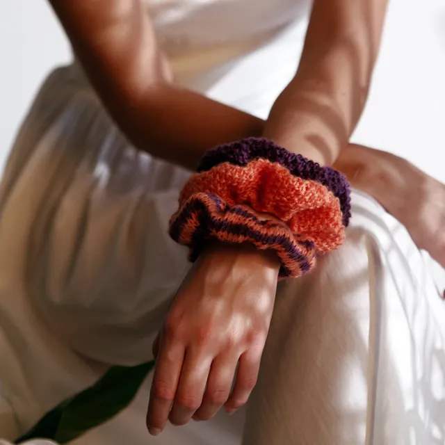 Pascuali Nicol schema scrunchies cotone elastici capelli
