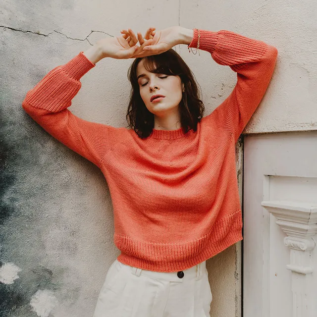 Pascuali Nilsa Pullover schema maglione download top-down
