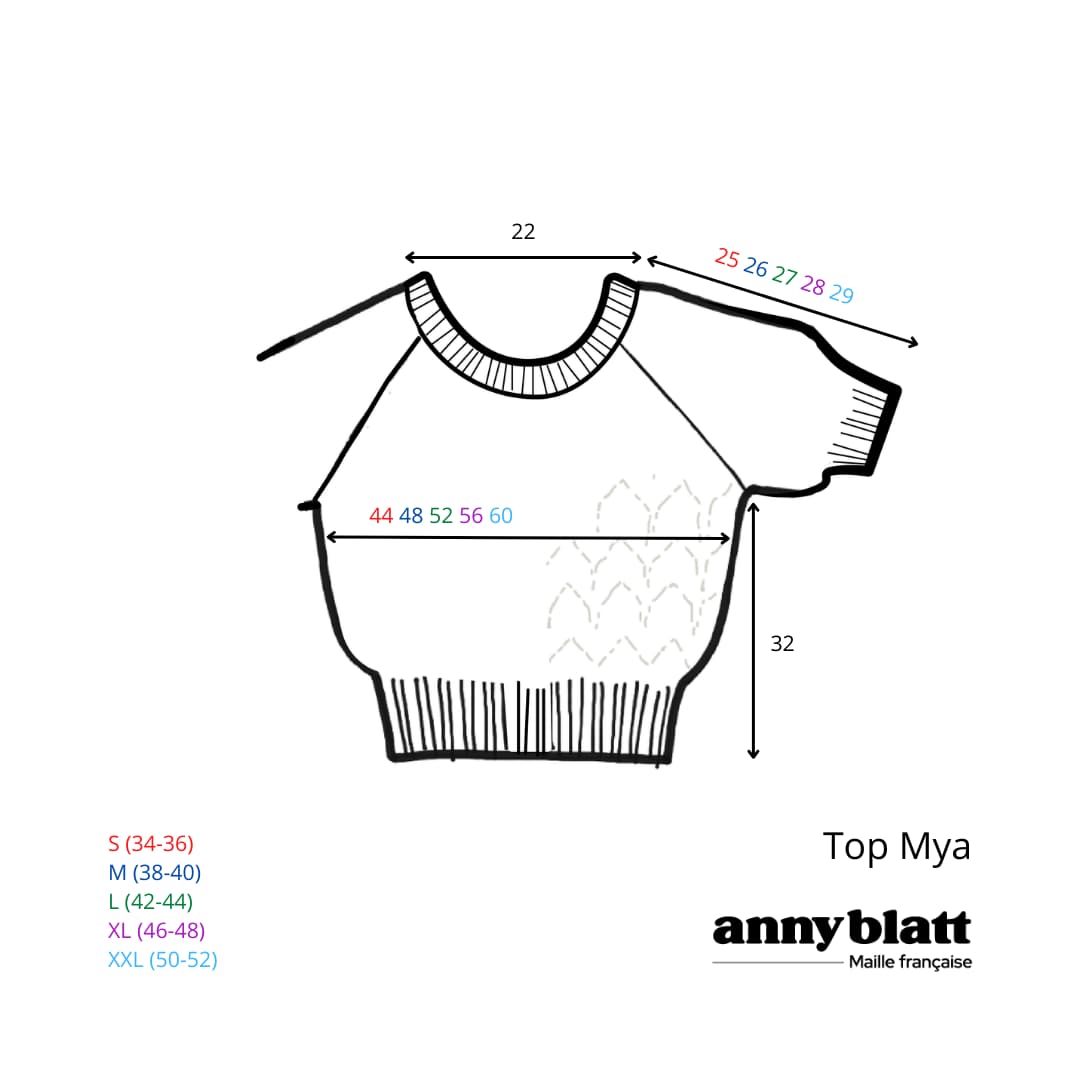 Annyblatt Mya kit maglia top mohair