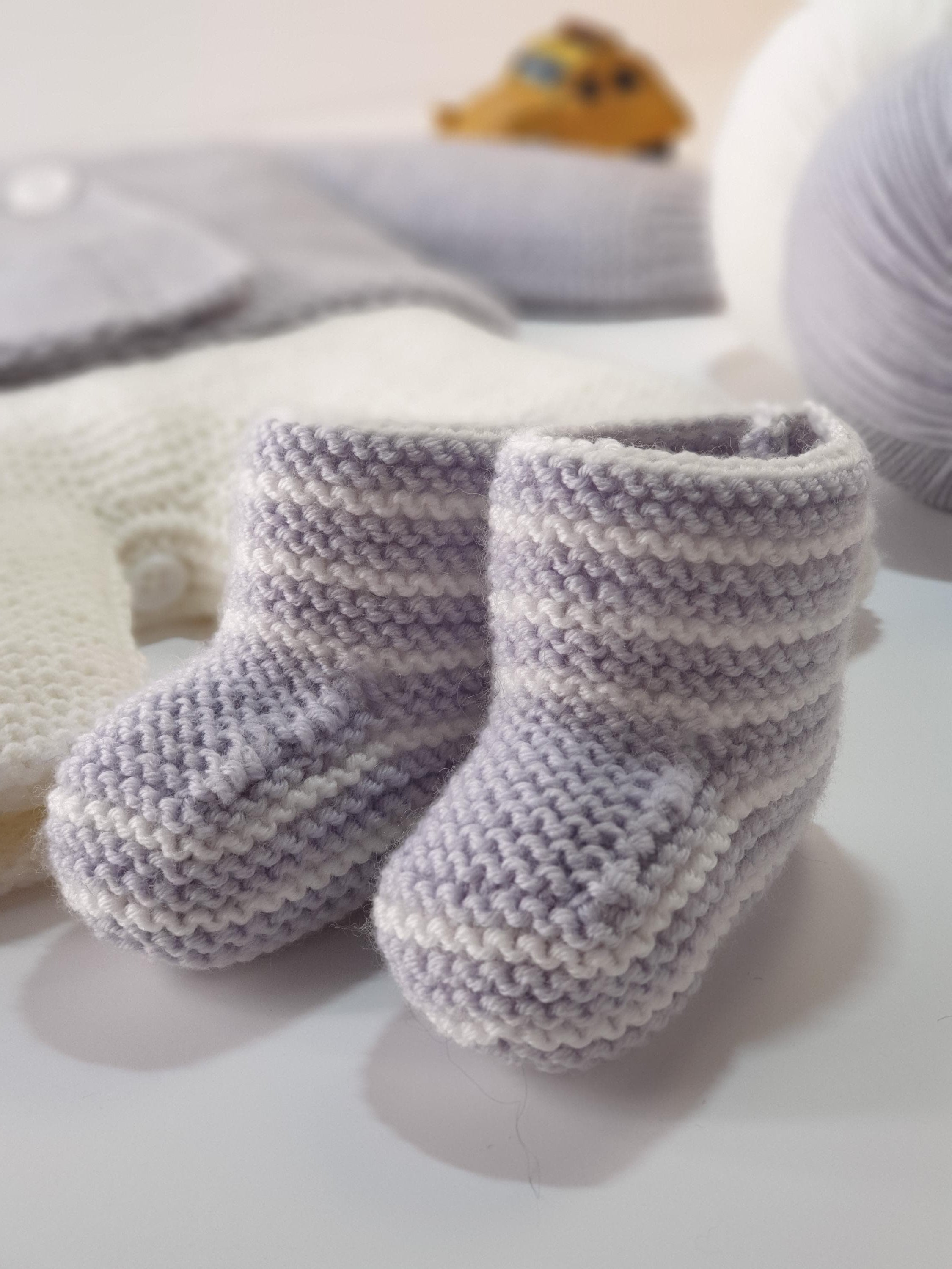 Anny Blatt Reglisse kit cappello scarpine taglia 1 bianco