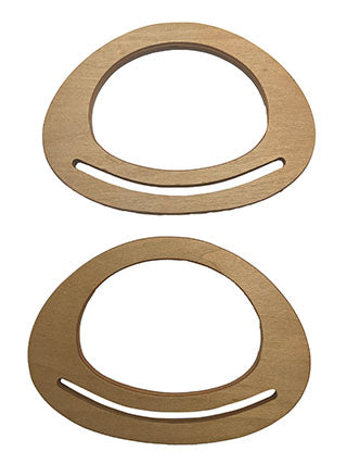 Il Filo di Arianna 954.201.01 manici legno borse marrone 10x17