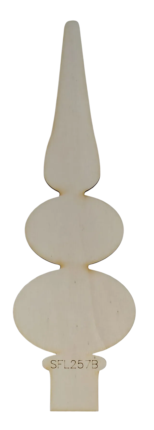 Il Filo di Arianna SFL257B puntale legno H 30 cm