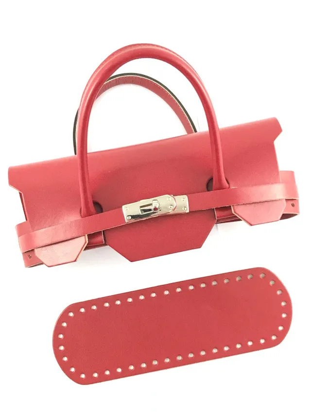 Il Filo di Arianna Mini Birkin kit borsa uncinetto fondo ecopelle