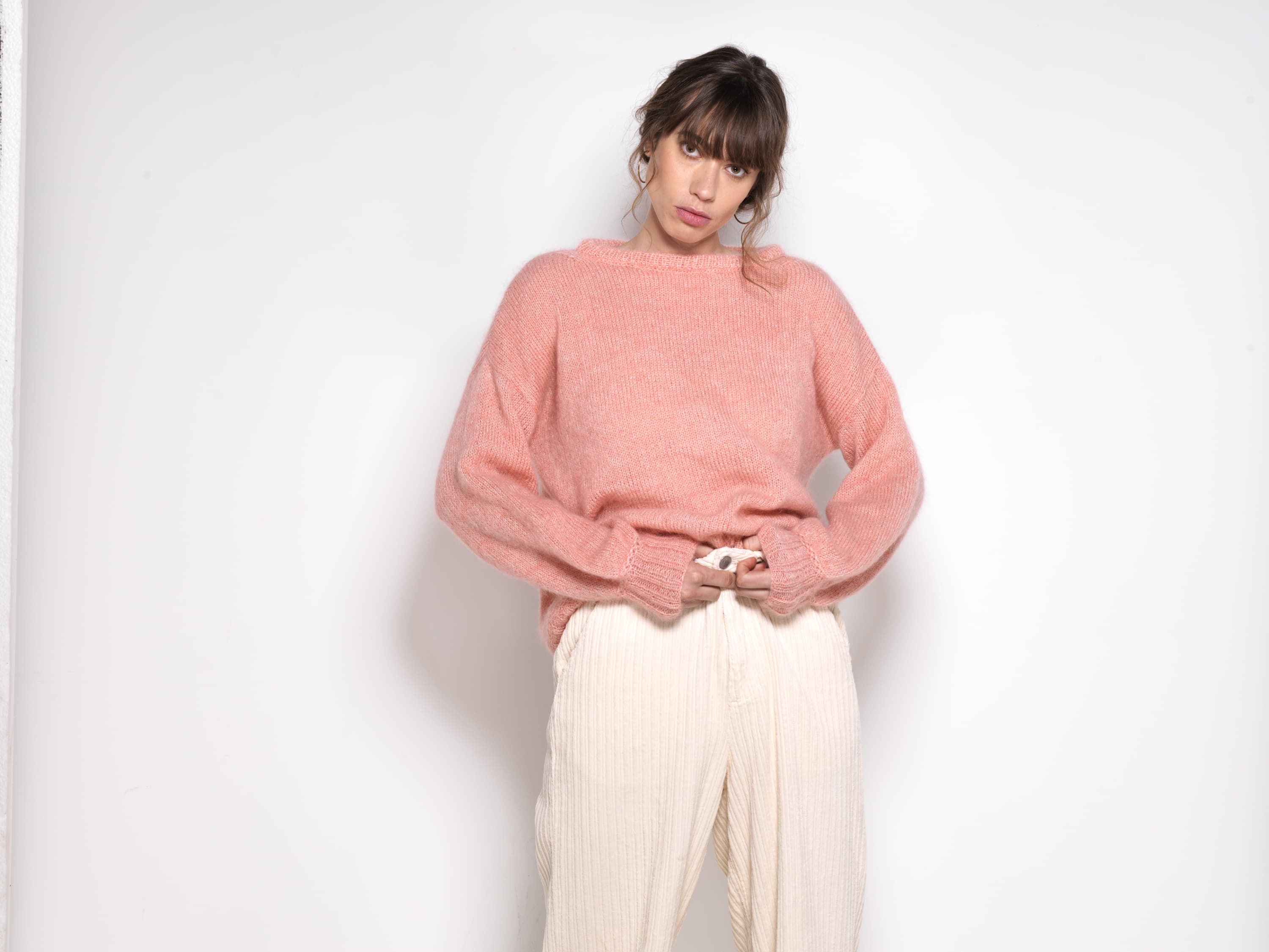 Anny Blatt Agate Rose kit maglia mohair e seta