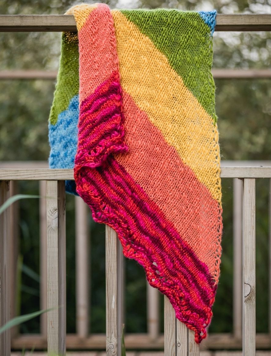 Rosarios4 311 Xaile Cor-de-Lis schema maglia scialle
