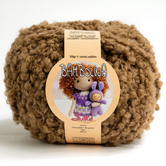 Il Filo di Arianna Bambolina gomitolo bouclé Beige 18 50g