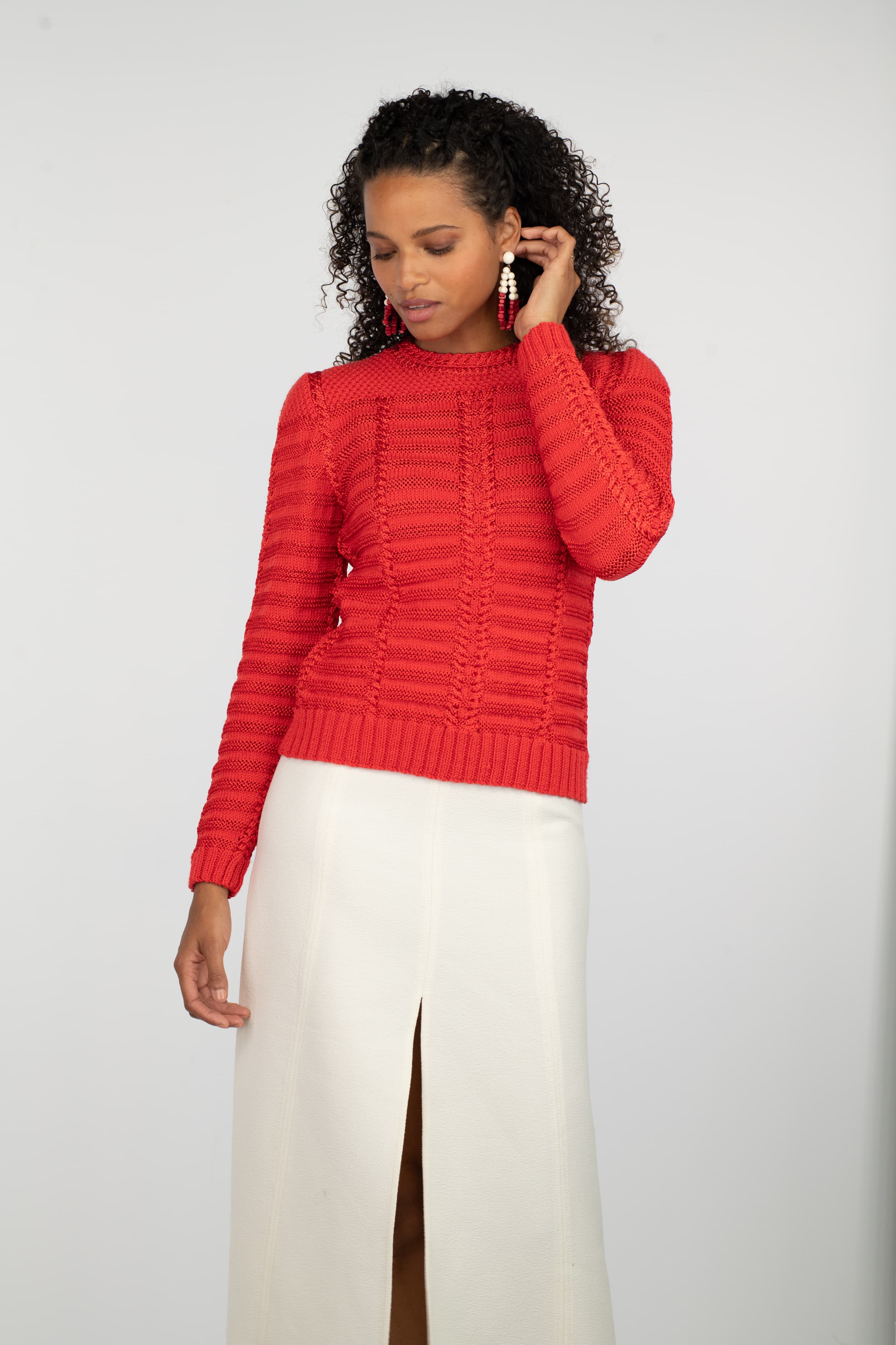 Anny Blatt Polly kit maglia pull donna in merino