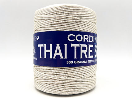 Il Filo di Arianna Thay cordino borse bianco 001 500 g