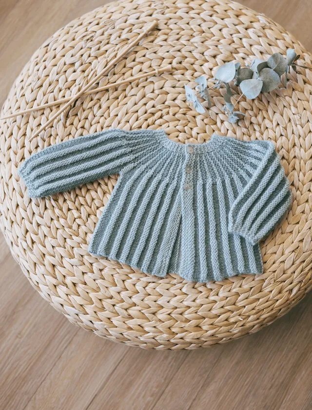 Rosarios4 412 Casaco Ameroso schema cardigan bambino