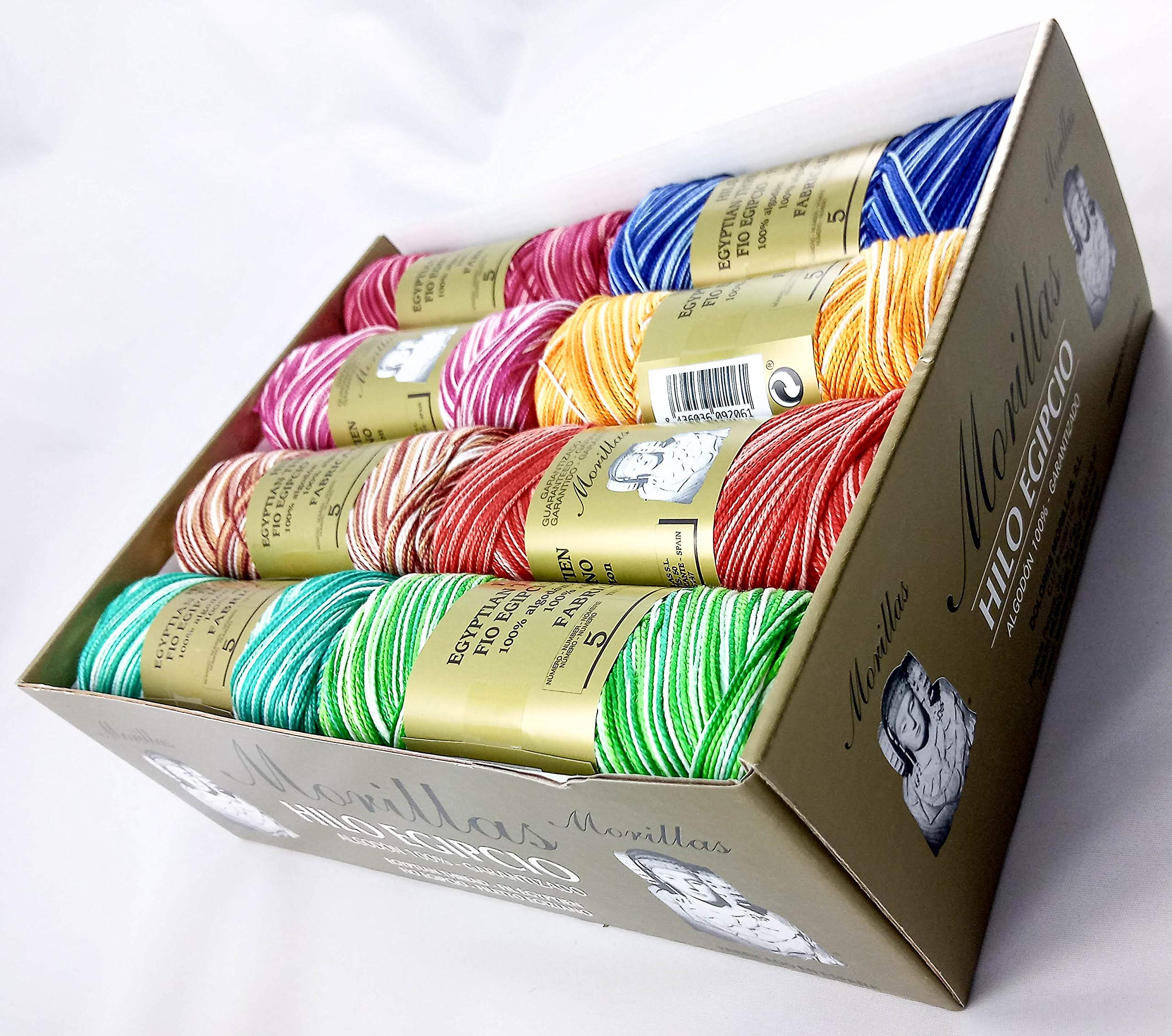 Morillas Zepelines Ne 5/2 cotone perlato assortiti 16 gomitoli
