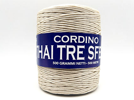 Il Filo di Arianna Thay cordino borse bianco 001 500 g