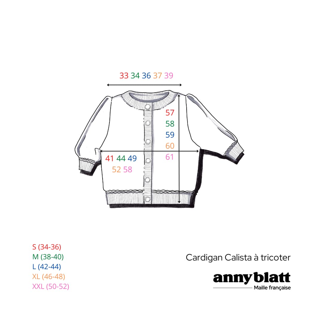 Annyblatt Calista cardigan kit maglia rosa chiaro mohair