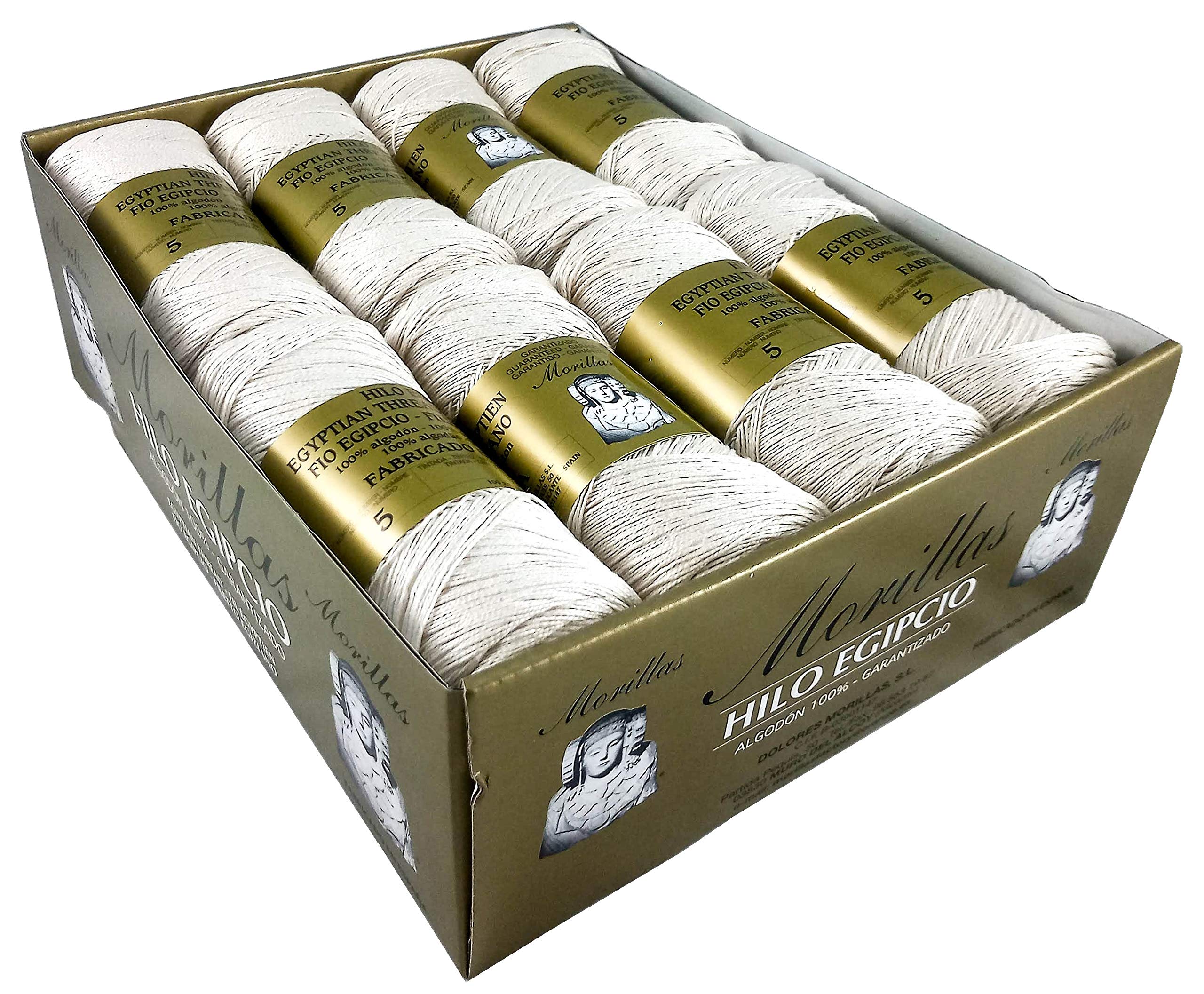 Morillas Zepelines Ne 5/2 filo cotone 16 gomitoli ecrù