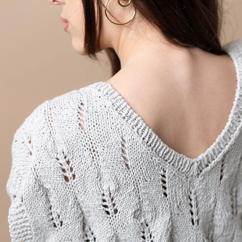 Pascuali Beech Leaf Shirt schema maglia cotone traforata