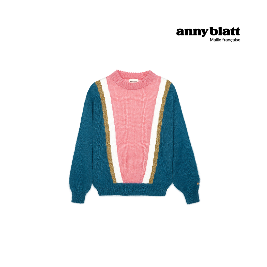 Annyblatt Serena maglione donna Blossom mohair e seta