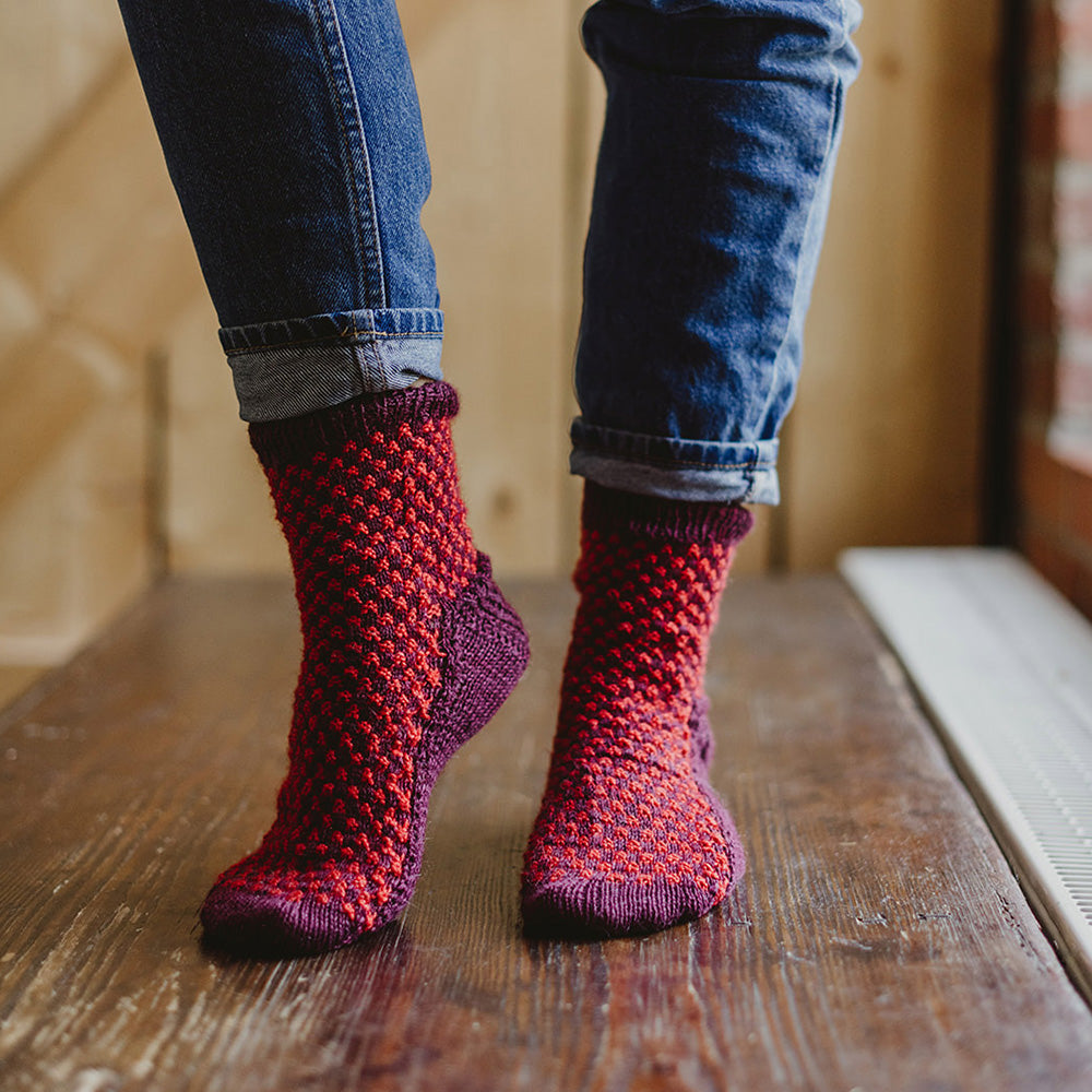 Pascuali Somya Socks schema calze lana jacquard