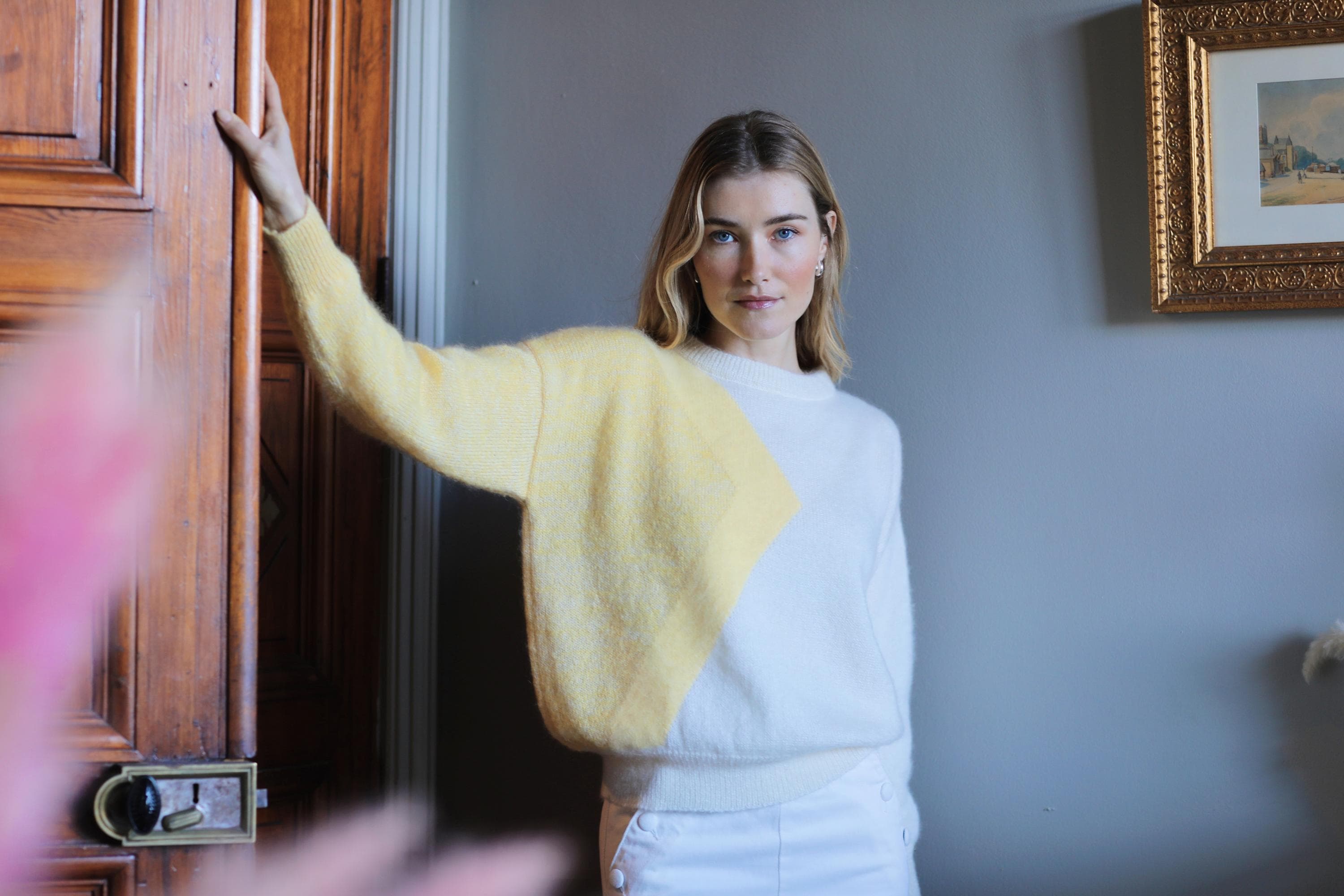 Annyblatt Billie kit maglia mohair multicolore