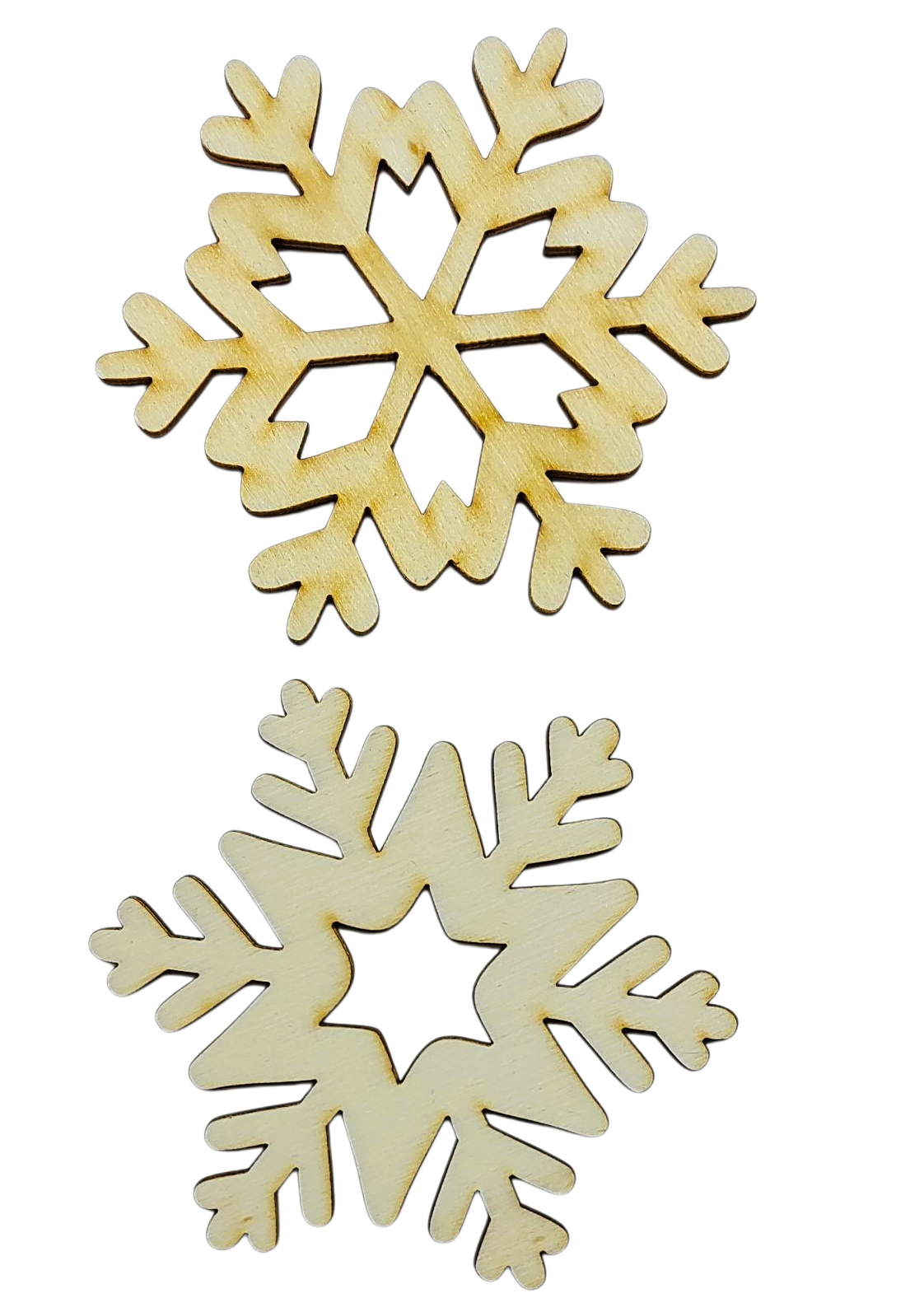 Il Filo di Arianna SFL272 sagome legno fiocchi neve 10 cm 2 pezzi