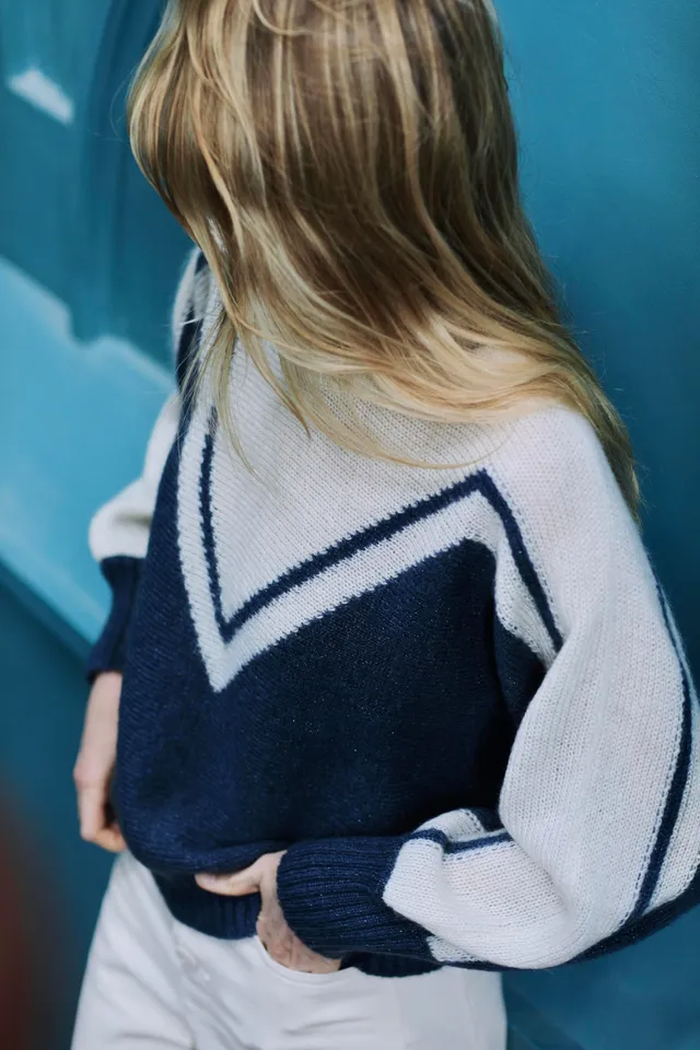 Anny Blatt Cyclone kit maglia pullover mohair seta