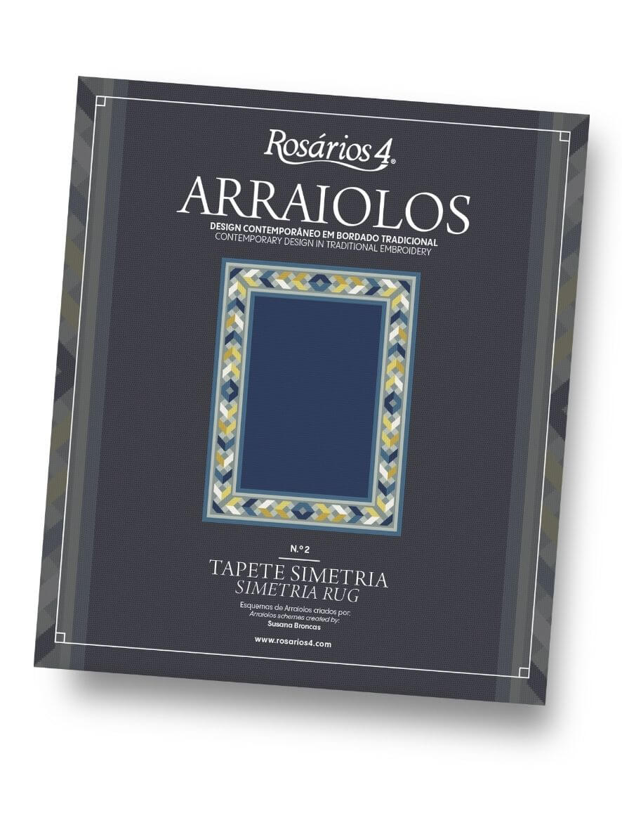 Rosarios4 Simetria N.2 rivista tappeto Arraiolos