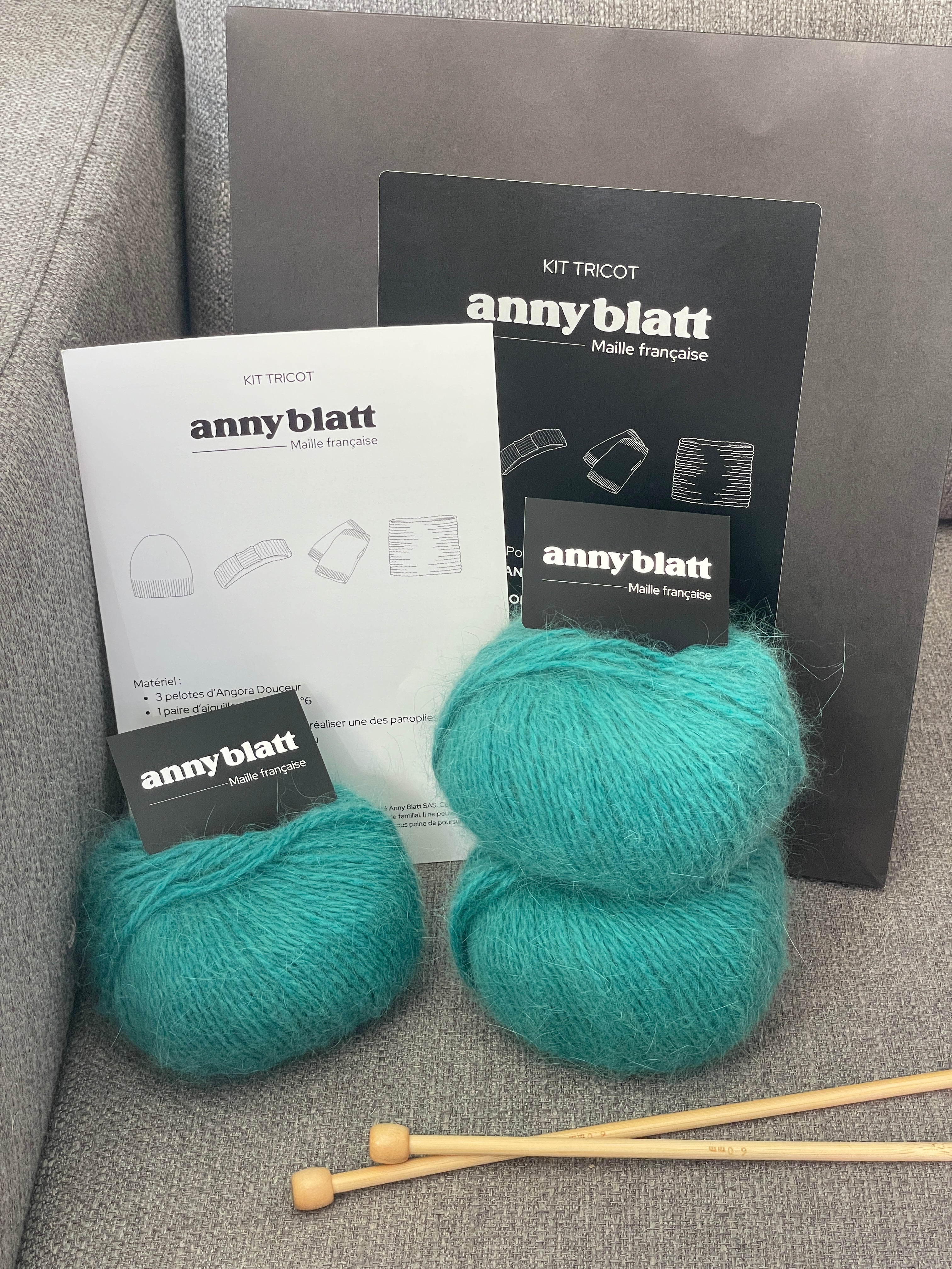 Annyblatt Angora kit maglia accessori madone