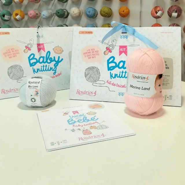 Rosarios4 Kit Tricot Bebè filato + modello