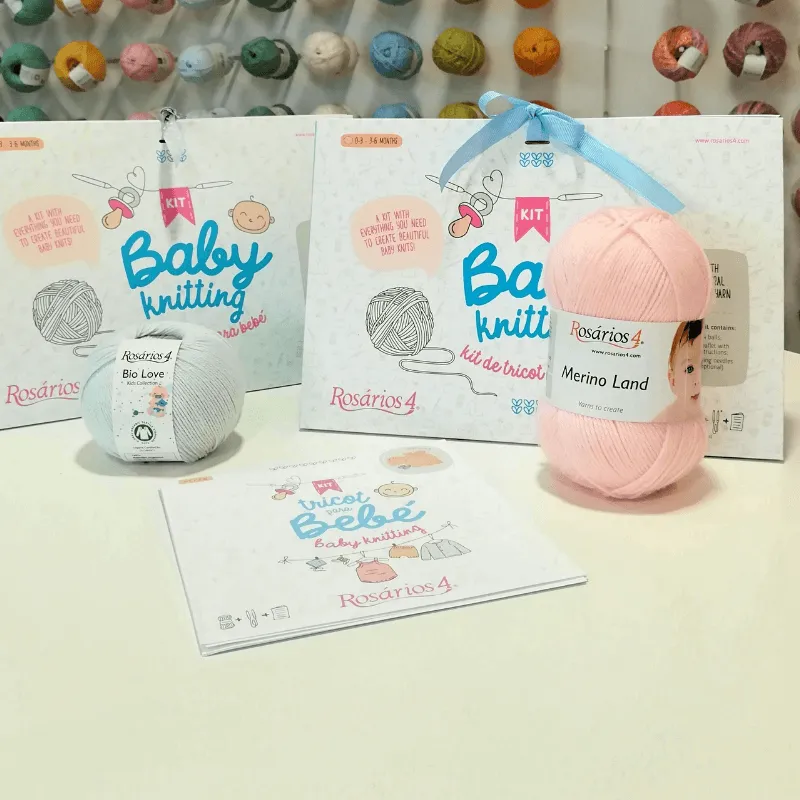 Rosarios4 Kit Tricot Bebè filato + modello