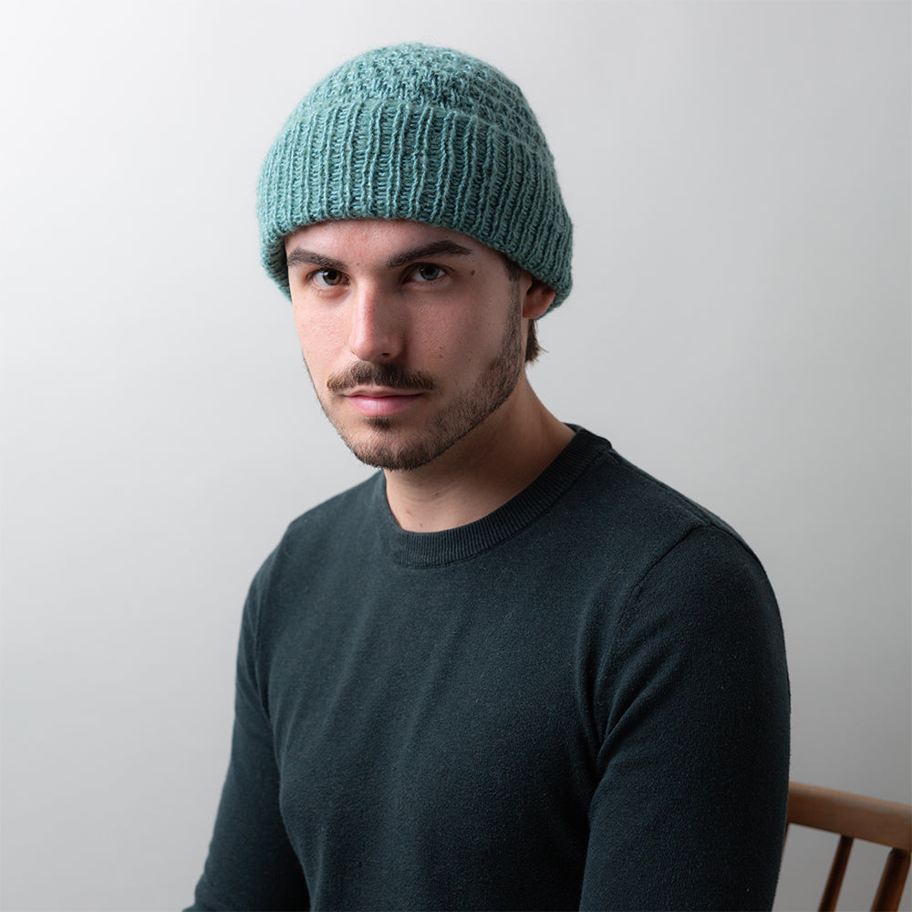 Pascuali Snug Top Hat pattern maglia cappello coste