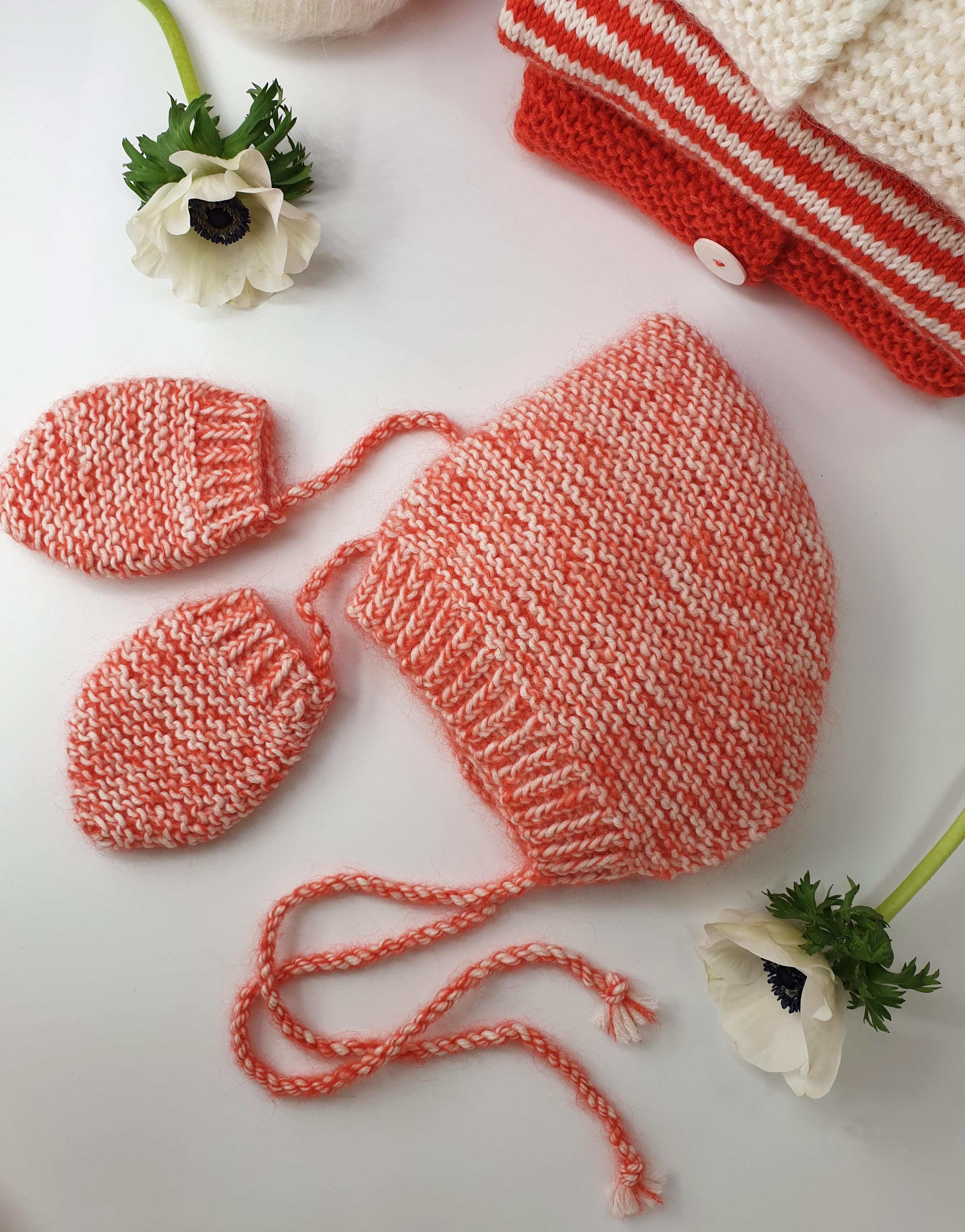 Anny Blatt Buis kit neonato merinos taglia 1 capucine