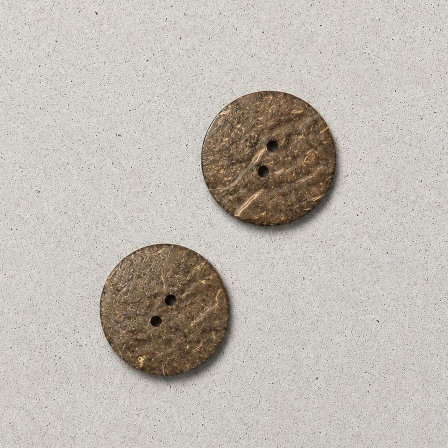 Pascuali bottoni cocco 25 mm 2 pezzi naturali
