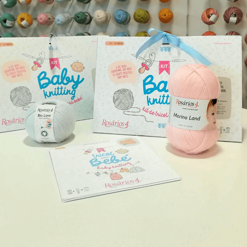 Rosarios4 Kit Tricot Bebè filato + modello