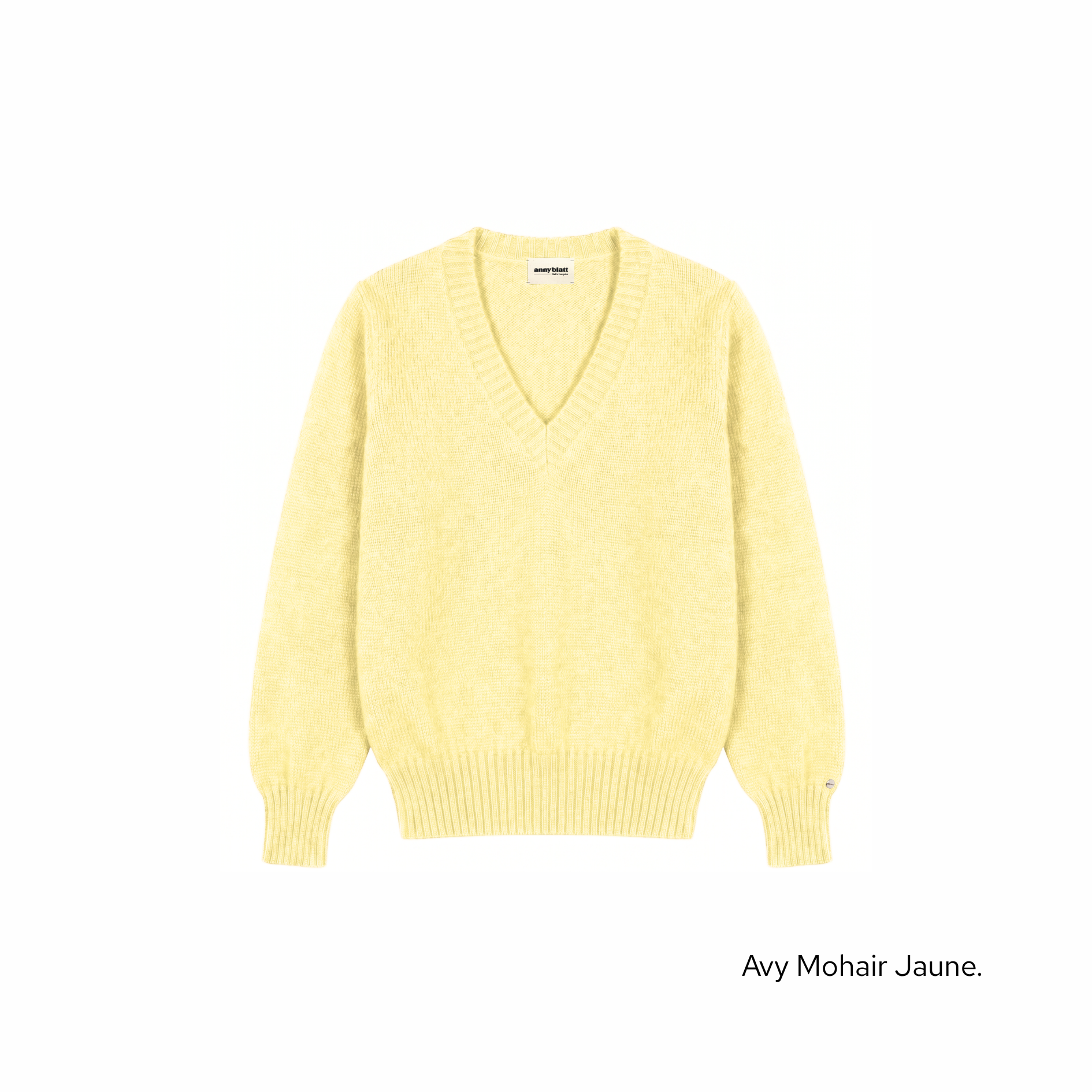 Annyblatt Avy maglione mohair scollo a V