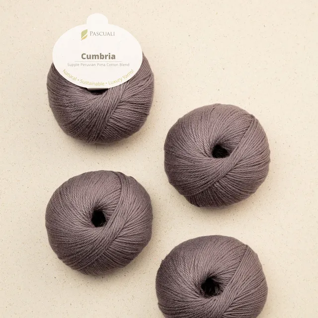 Pascuali Cumbria filato cotone Pima e bamboo vegano