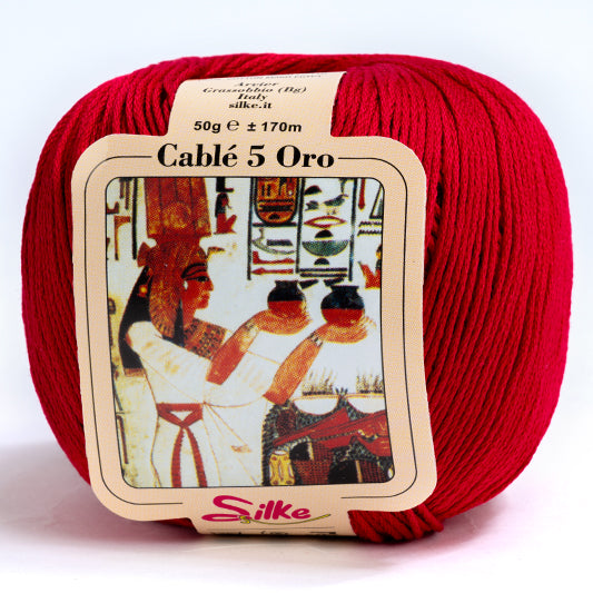 Il Filo di Arianna Cotone Cable 5 filato cotone 50 g tinta unita
