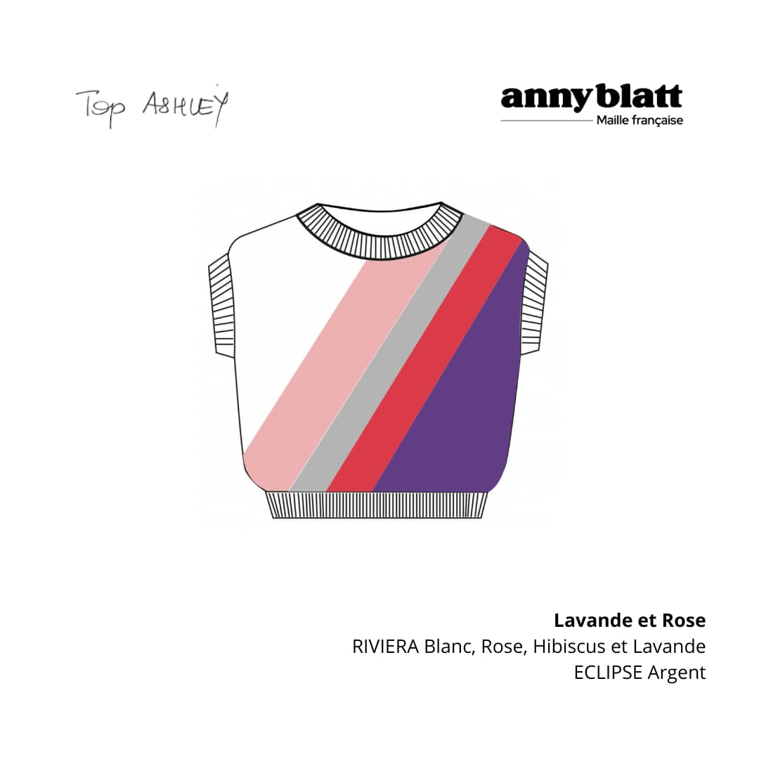 Anny Blatt Ashley kit maglia top taglia M cotone estivo