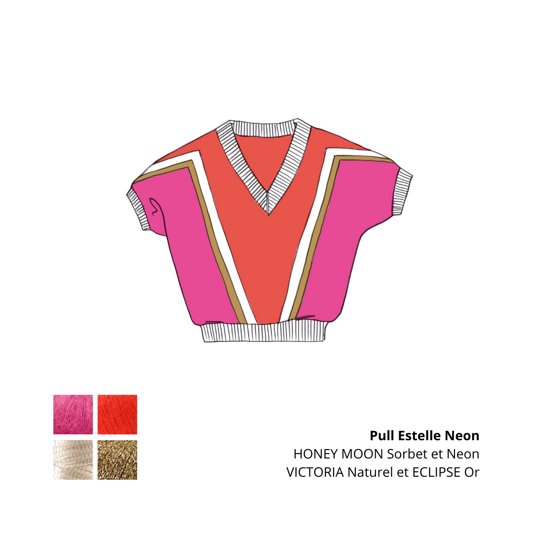 Anny Blatt Estelle kit maglia pull donna in mohair