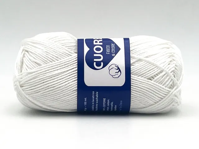 Il Filo di Arianna Cuore gomitolo cotone 40g tinta unita