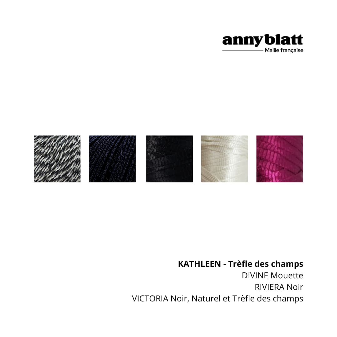 Anny Blatt Kathleen borsa kit maglia cotone sorbet