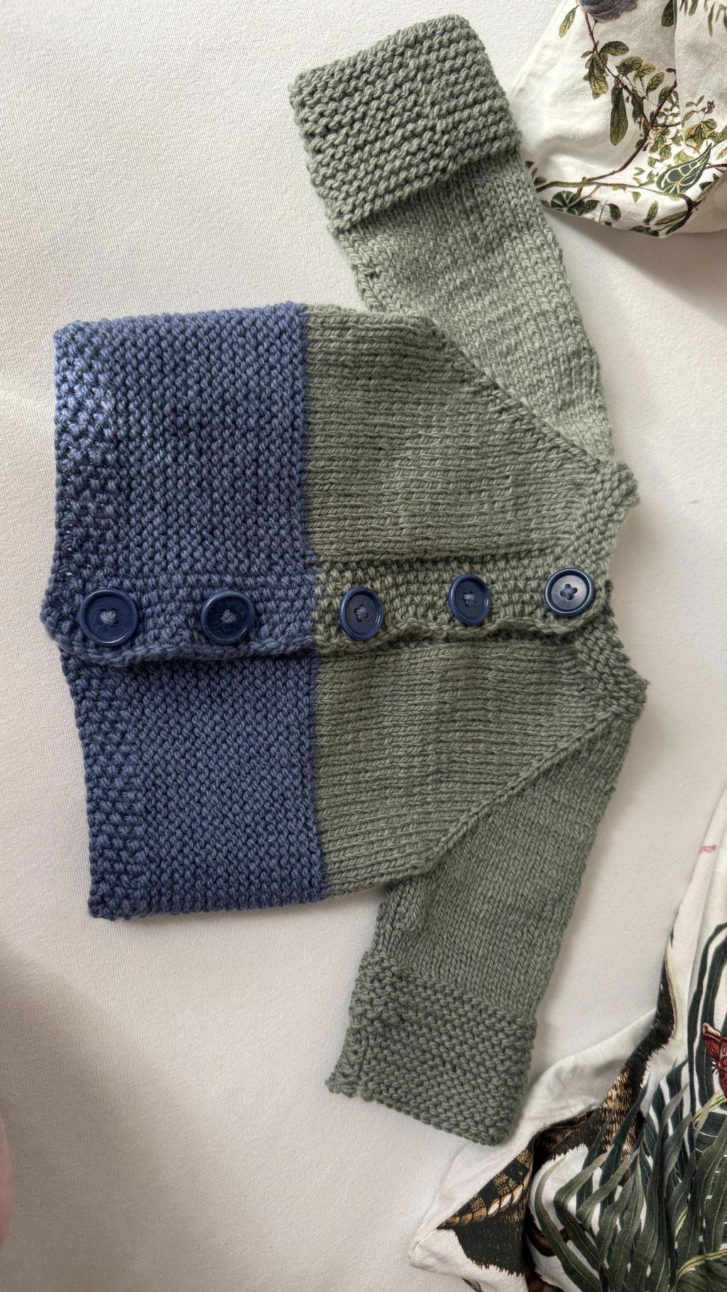 Pascuali Baby Cardigan Jacy schema maglia raglan top down