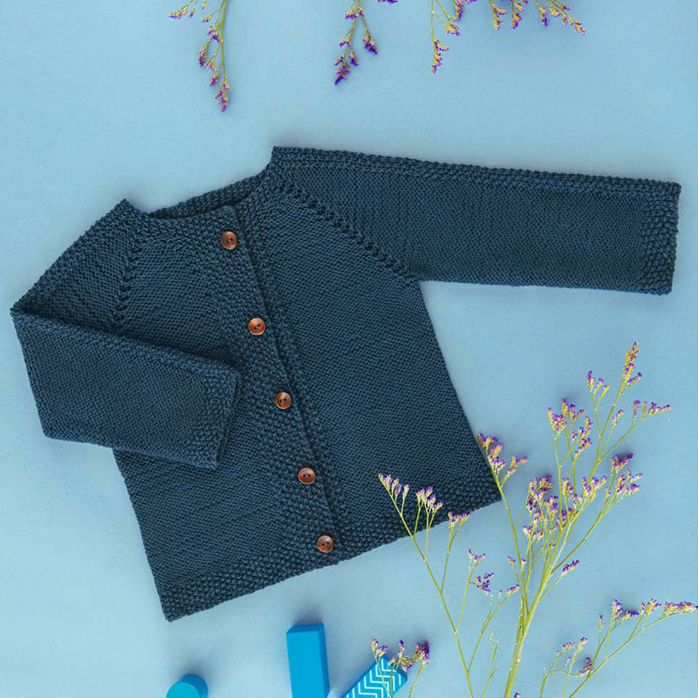 Pascuali Bene Schema Maglia Cardigan Bambino 94-110