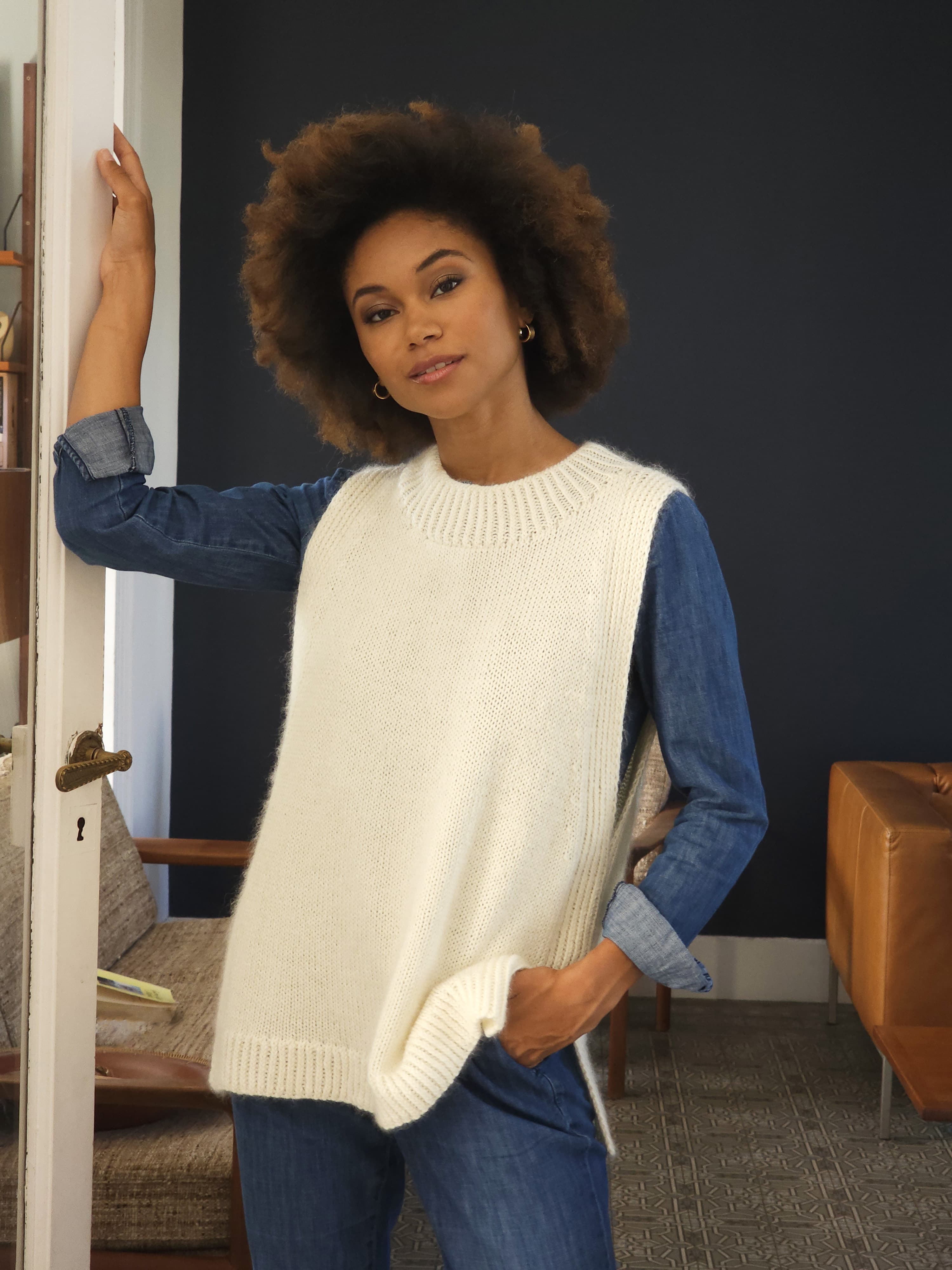 Annyblatt Circe kit maglia gilet merino mohair