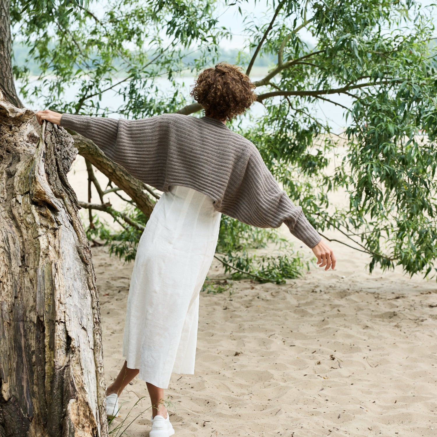 Rosy Green Wool Open Horizon schema maglia bolero